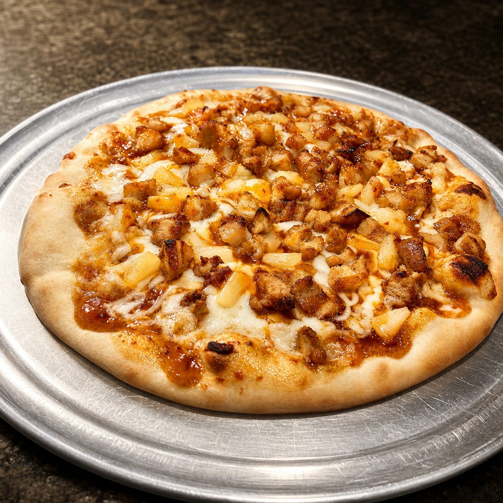 Medium Thai Chicken Pizza.