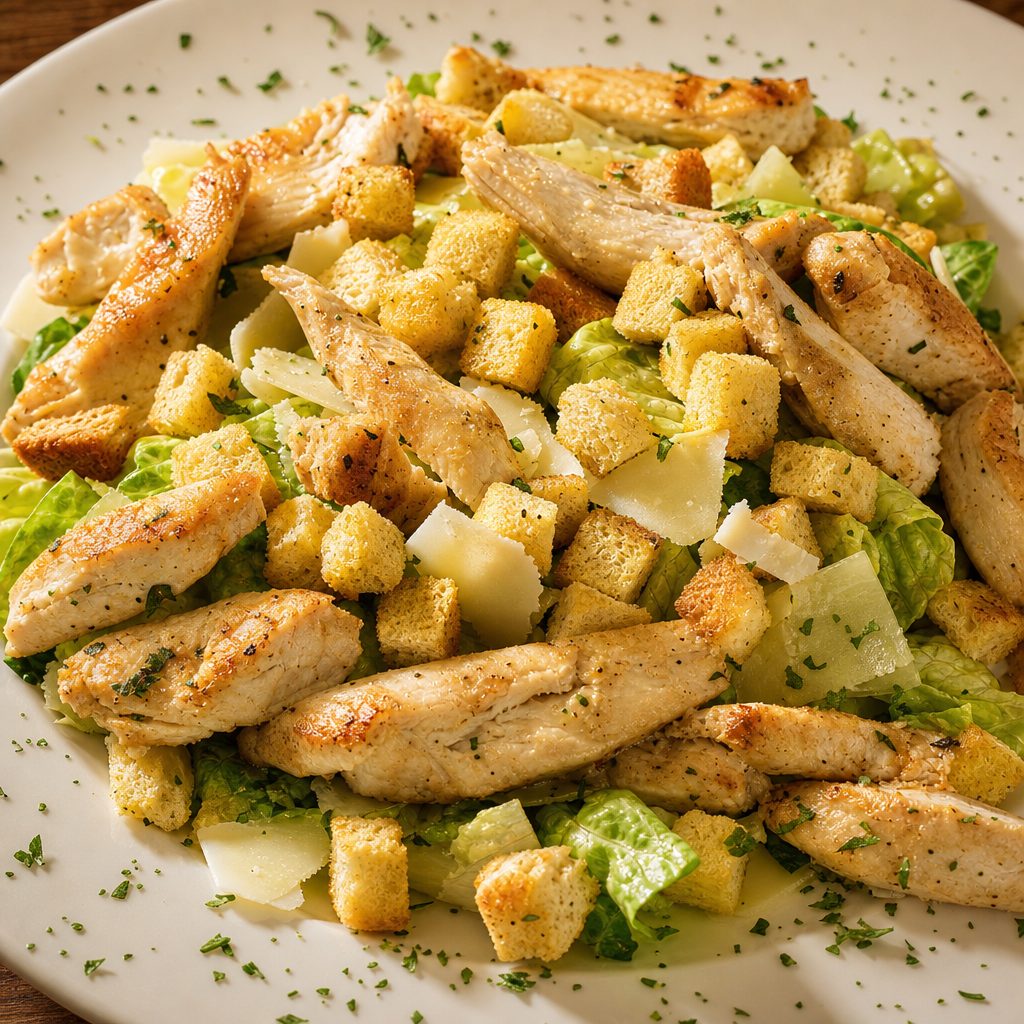 Chicken Caesar Salad.