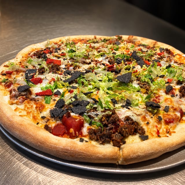 Small Taco Pizza.