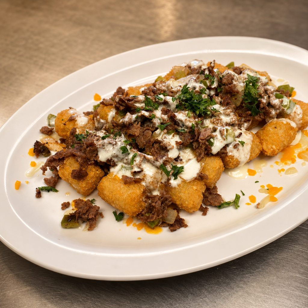 Philly Steak Tots.