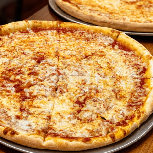 2 large cheese pizzas.