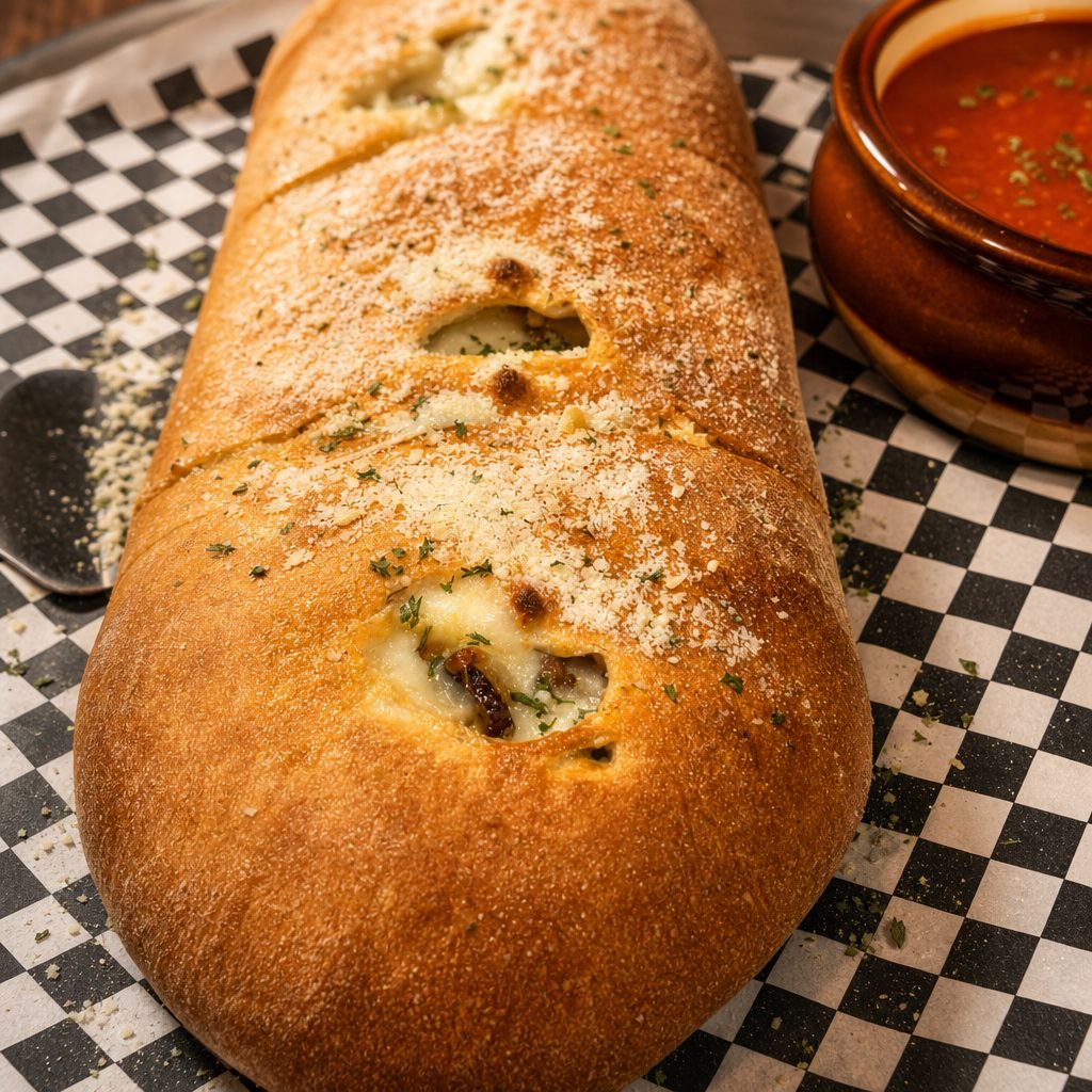 Cheese Steak Stromboli.