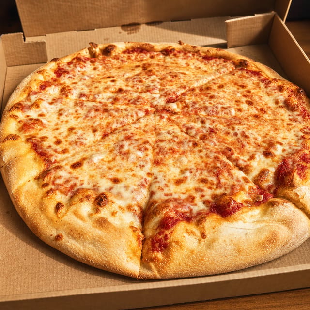 Medium Cheese Pizza.